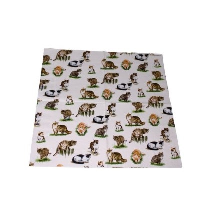 Napkin lovely cats