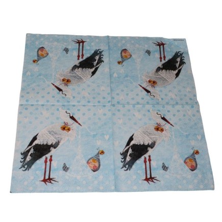 Stork napkin