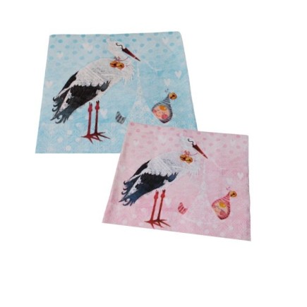 Stork napkin