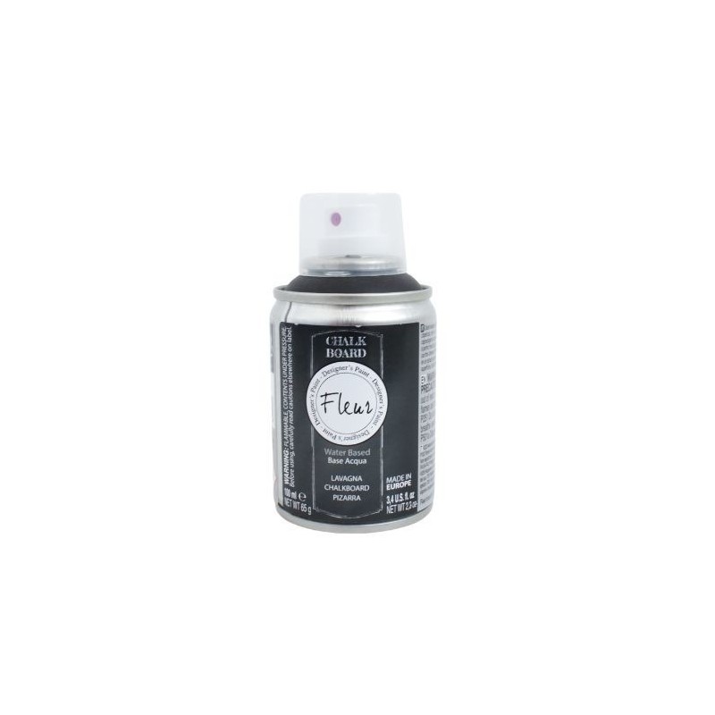Black acrylic spray chalkboard