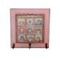 Moldura Chávenas com ganchos rosa Moldura Chávenas com ganchos rosa