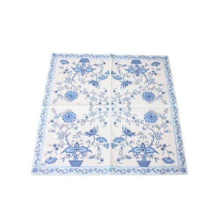 Napkin floral Blue