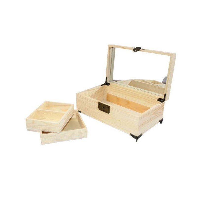 Jewelry storage with compartments