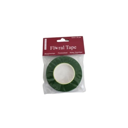Green floral tape roll