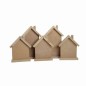 Conjunto de 5 Casinhas em MDF