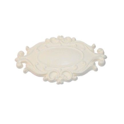 Aplique decorativo com moldura