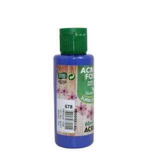 Intense Blue matte acrylic paint