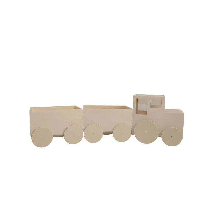Comboio em choupo 56,50 x 11,5 x 17 Cm