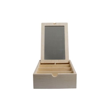 Jewelry box with mirror