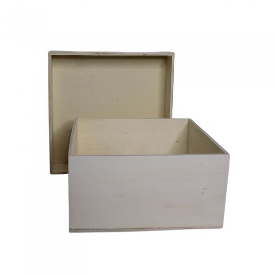 Poplar square box