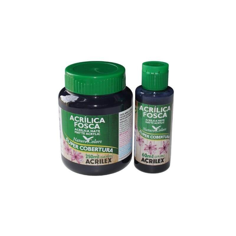 Black matte acrylic paint