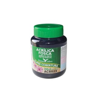 Black matte acrylic paint
