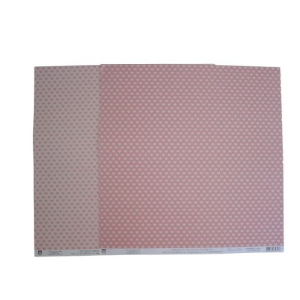 Folha rosa Bebê Coração