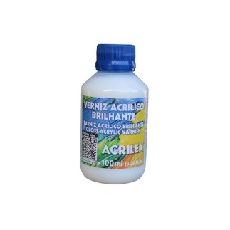 Glossy acrylic varnish