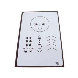 Stencil Smile 20 x 30 cm