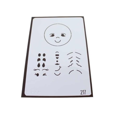 Stencil Smile 20 x 30 cm