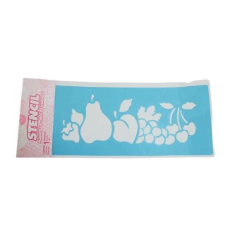Stencil  fruits 33 x 14 cm