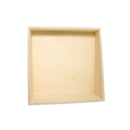Quadro em choupo com profundidade