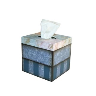 Wood tissue paper box