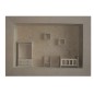 Quadro de bebé com miniaturas