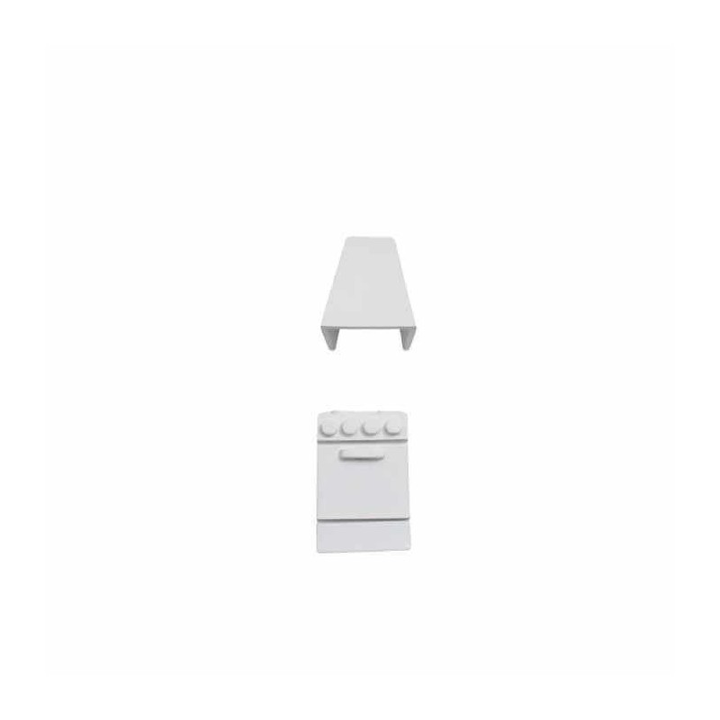 Fogão com chaminé Esc: 1/16