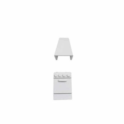 Fogão com chaminé Esc: 1/16