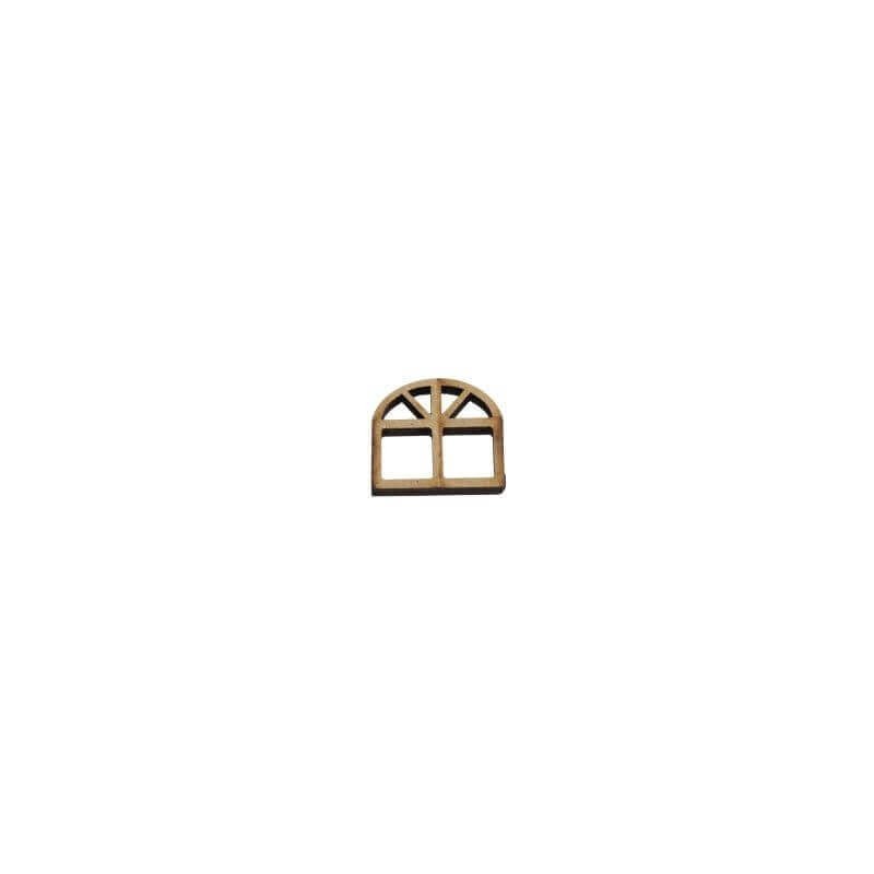 Round window applique in MDF Round window applique in MDF