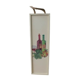 Caixa para garrafa de vinho Decorada