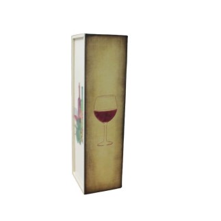 Caixa para garrafa de vinho Decorada