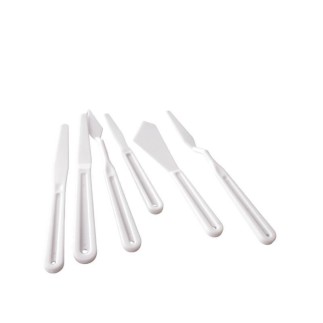 Set of 6 plastic spatulas