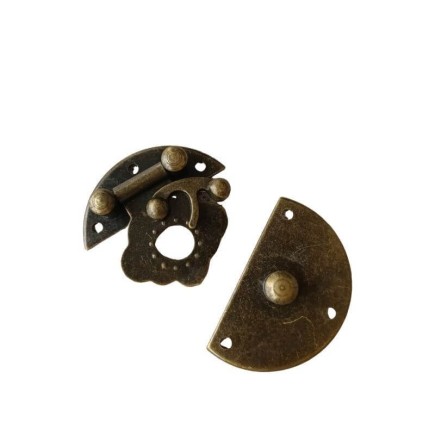 Mini Fecho Dourado envelhecido
