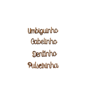 Palavras de recordações de nascimento