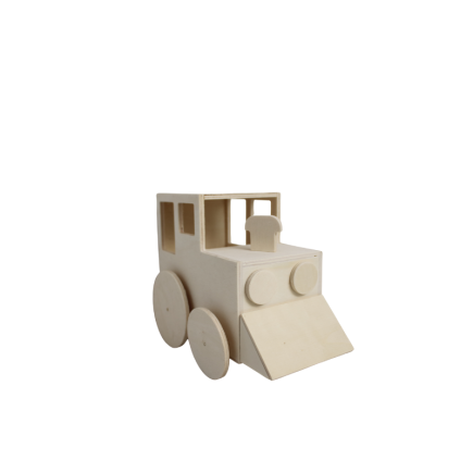 Comboio em choupo 56,50 x 11,5 x 17 Cm